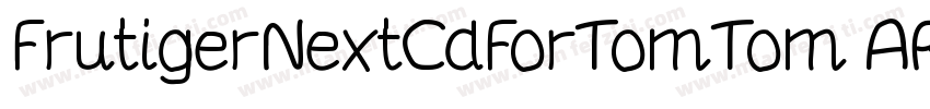 FrutigerNextCdForTomTom AR字体转换